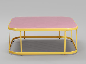 cofee table1- manaos tempered glass coffee table 3Dモデル