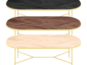 dining table no1- oval dining table with mango wood 3D Модель