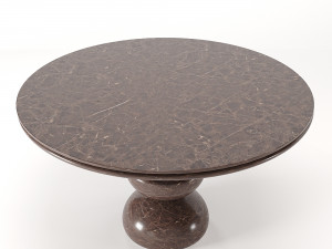 dining table no2- marble table Modèle 3D