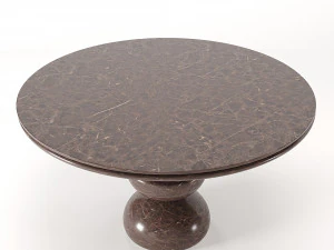 dining table no2- marble table 3D Model