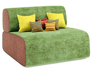 sofa oltreforma - elle collection 3D Model