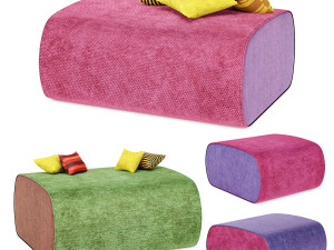 poufs oltreforma - elle collection 3D Модель