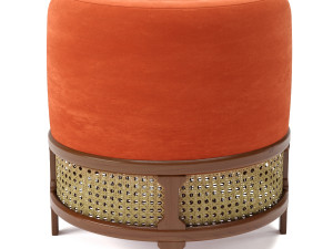 poufs vol5- pouf wood tailors club Modelo 3D