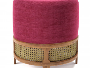 poufs vol5- pouf wood tailors club Modelo 3D