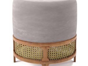 poufs vol5- pouf wood tailors club Modelo 3D