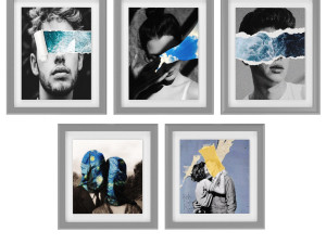 art frams 10- paper torn art 3D-Modell