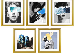 art frams 10- paper torn art 3D-Modell
