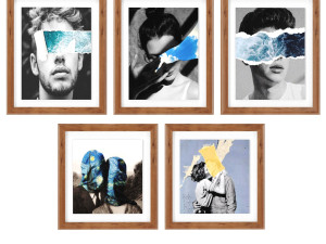 art frams 10- paper torn art 3D-Modell