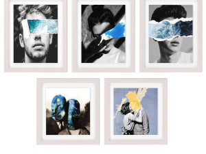 art frams 10- paper torn art 3D-Modell
