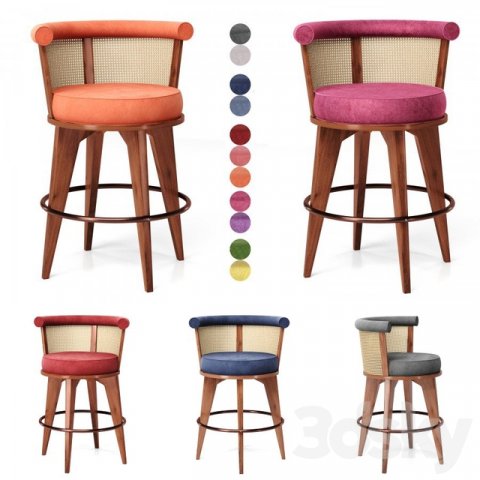 stool by wood tailors club Modelo 3D .c4d .max .obj .3ds .fbx .stl .blend 