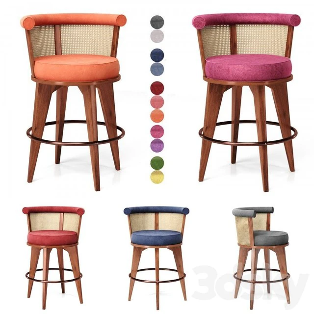 stool by wood tailors club 3D Model .c4d .max .obj .3ds .fbx .stl .blend 