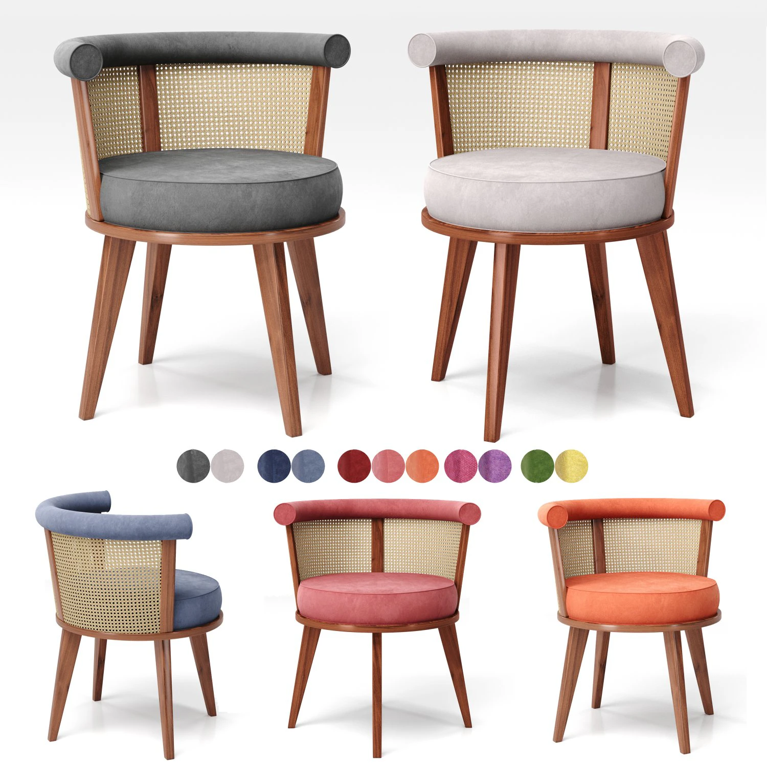 armchair by wood tailors club 3D Model .c4d .max .obj .3ds .fbx .stl .blend