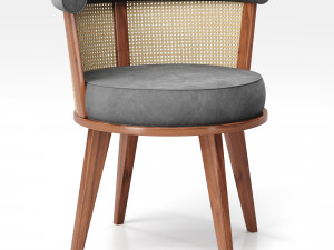 armchair by wood tailors club 3D Model
