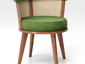armchair by wood tailors club 3D Model