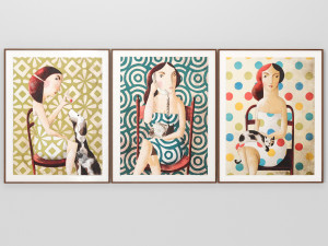 art frams 46- women in chairs 3D Модель