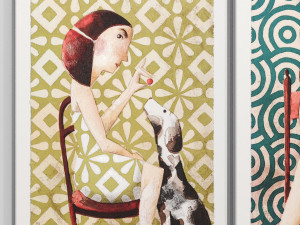 art frams 46- women in chairs 3D Модель