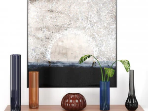 decor set -no10- reflex vase by sidebar 3D Model