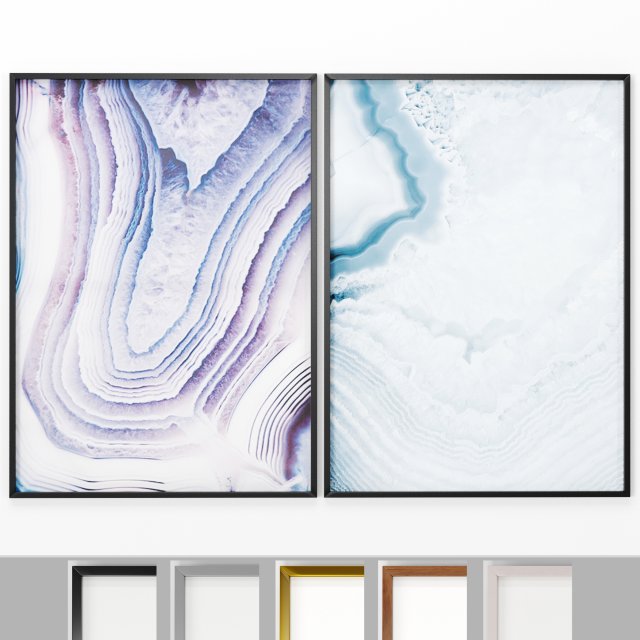 art frames 85- 2 canvas painting Modèle 3D .c4d .max .obj .3ds .fbx .stl .blend 