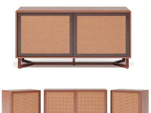 sidebar-no2- raffles buffet by adjustable color 3D Model