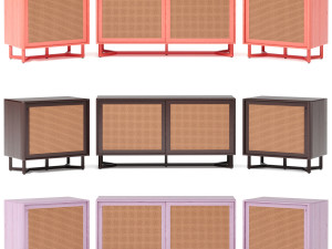 sidebar-no2- raffles buffet by adjustable color 3Dモデル