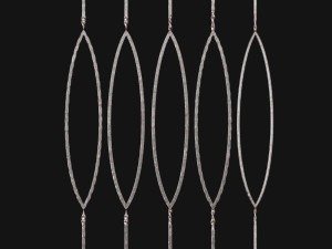 iron railing fence 01 Modèle 3D
