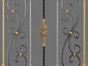 fencing 01 3D Model