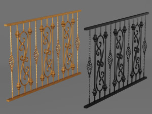 fencing 01 Modèle 3D