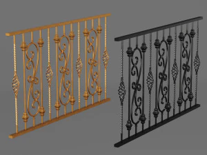 fencing 01 3D Model