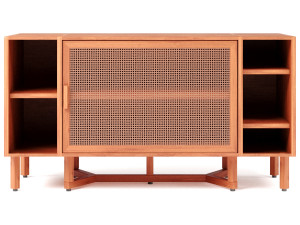 sidebar no4- sideboard with drawers by adjustable color 3D 模型