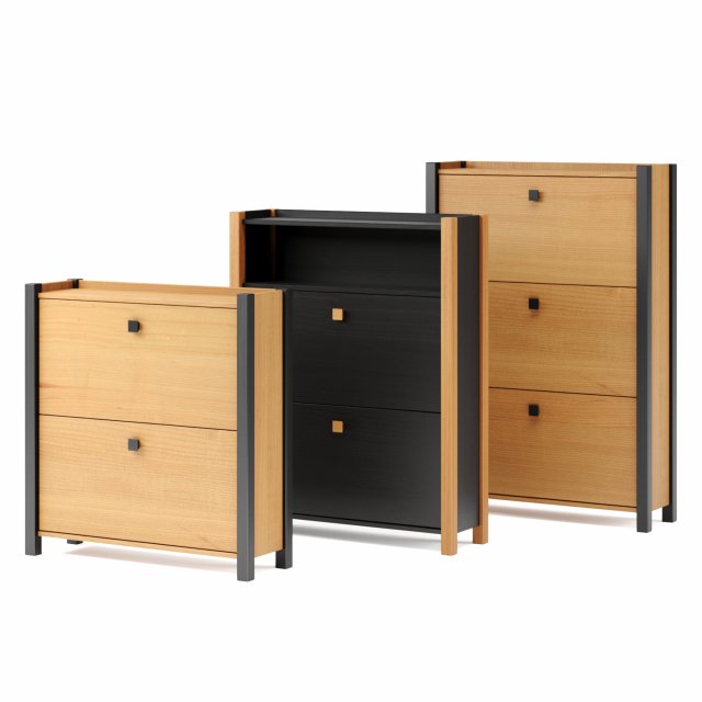 sidebar no6- woodman shoe cabinet 3Dモデル .c4d .max .obj .3ds .fbx .stl .blend 