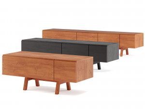 sidebar no7- zeitraum sideboard with drawers Model 3D