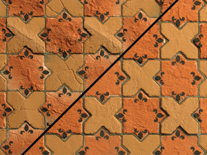 materials 1- brick tile 1 pbr CG テクスチャ