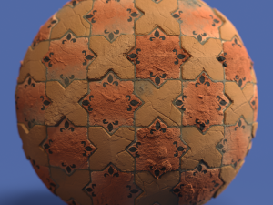 materials 1- brick tile 1 pbr CG テクスチャ