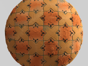 materials 1- brick tile 1 pbr CG テクスチャ
