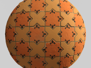 materials 1- brick tile 1 pbr CG テクスチャ
