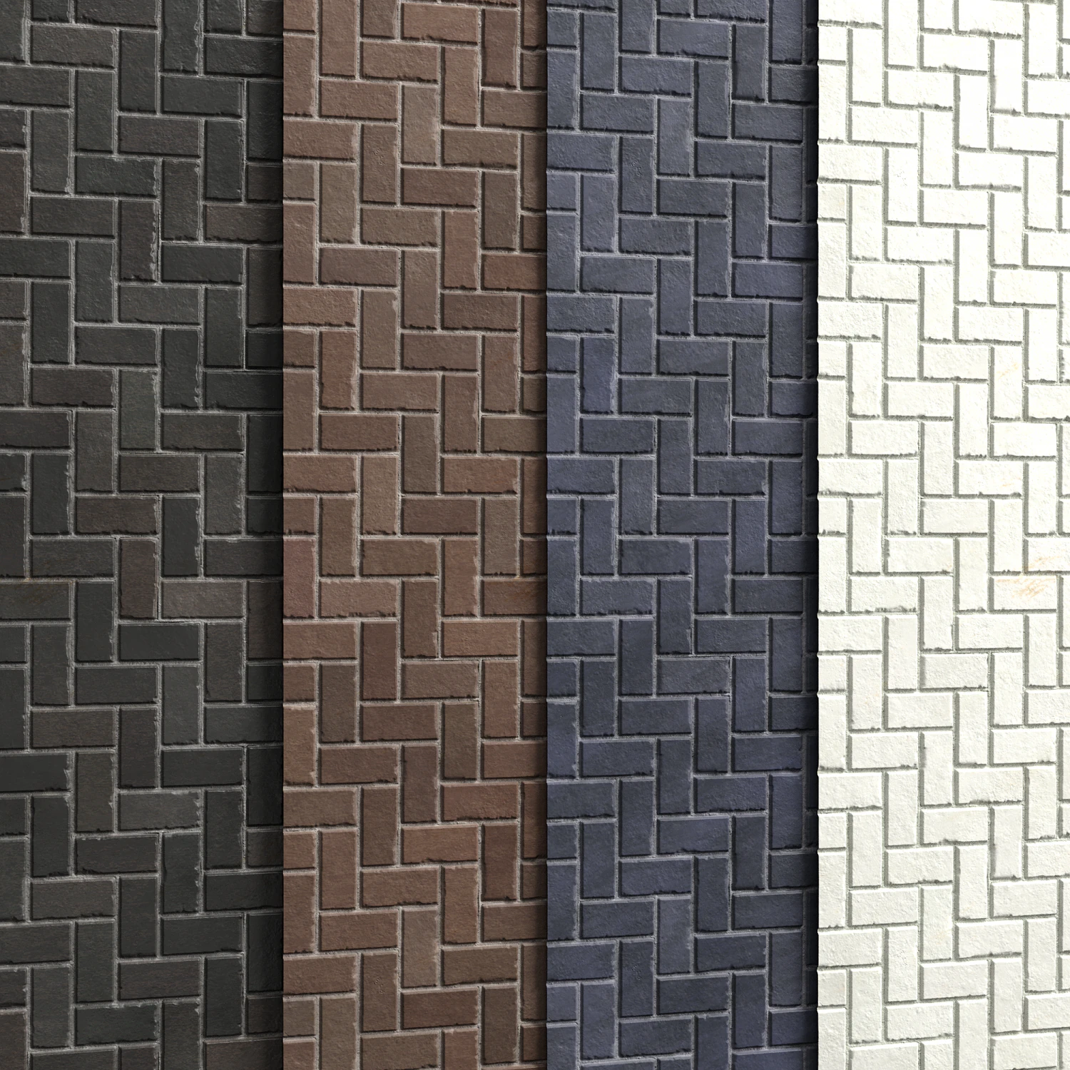 materials 5- brick tiles pbr by sbsar file CG Textures .c4d .max .obj .3ds .fbx .stl .blend 
