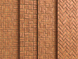 materials 7- brick tiles pbr in 4 patterns CG Textures