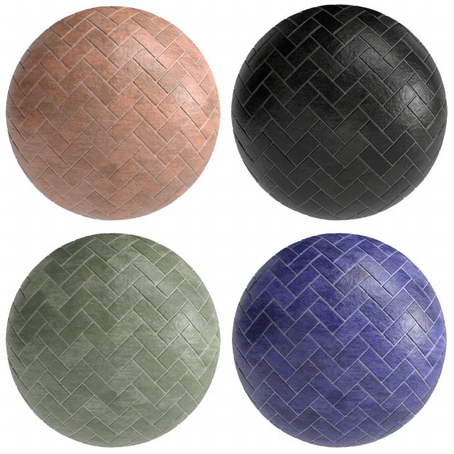materials 8- tiles brick pbr Texturas CG .c4d .max .obj .3ds .fbx .stl .blend 
