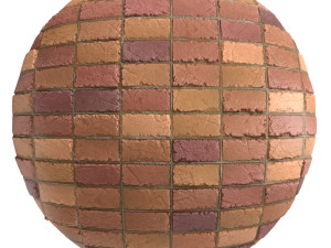 materials 9- brick tiles pbr in 4 patterns CG Textures