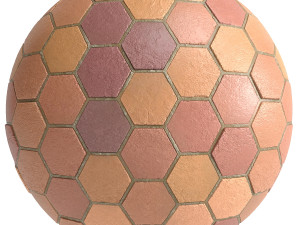 materials 10- hexagon tiles in 5 color CG Текстуры