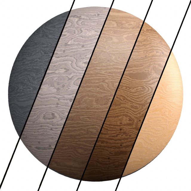 5 wood materials pbr 4k Texturas CG .c4d .max .obj .3ds .fbx .stl .blend 