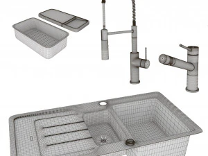 blanco neo6 sink02 3D Model
