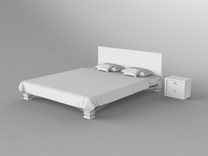 bed 3D Модель