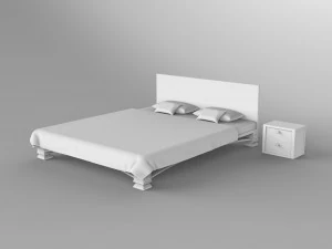 bed 3D Model