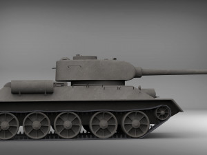 russian tank t 34 Modèle 3D