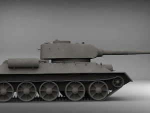 tanque russo t 34 Modelo 3D