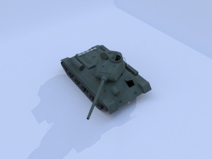 russian tank t 34 Modèle 3D