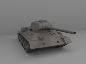 russian tank t 34 Modèle 3D
