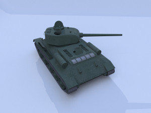 russian tank t 34 Modèle 3D