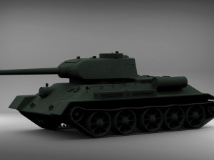 russian tank t 34 Modèle 3D
